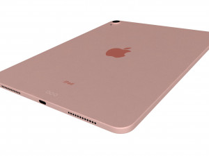 apple ipad air 4 2020 rose gold Model 3D