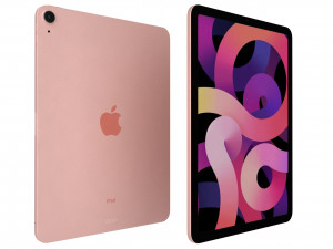 apple ipad air 4 2020 rose gold Model 3D