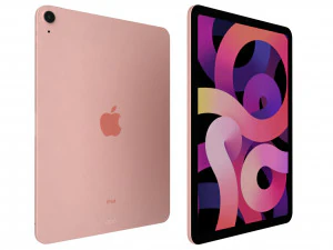 apple ipad air 4 2020 rose gold 3D Model