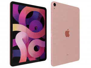 apple ipad air 4 2020 rose gold 3D Model