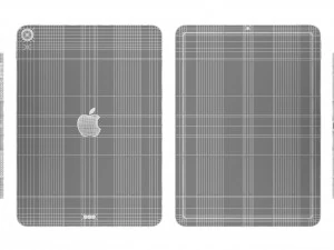 apple ipad air 4 2020 rose gold 3D Model
