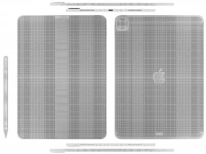 apple ipad pro 12 9 2020 wifi cellular space gray 3D Model