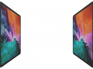 apple ipad pro 12 9 2020 wifi cellular all colors Model 3D
