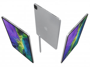 apple ipad pro 12 9 2020 wifi cellular all colors Model 3D