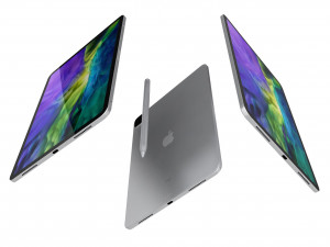 apple ipad pro 12 9 2020 wifi cellular all colors Model 3D