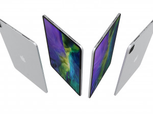 apple ipad pro 12 9 2020 wifi cellular all colors Model 3D