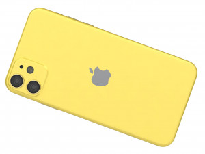 apple iphone 11 yellow 3D Модель