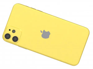 apple iphone 11 yellow 3D Model