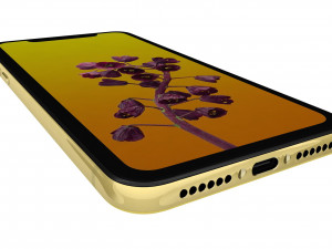 apple iphone 11 yellow 3D Модель