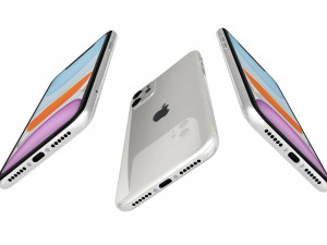 apple iphone 11 white 3D Model