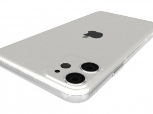 apple iphone 11 white 3D Model