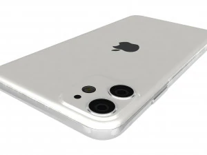apple iphone 11 white 3D Model
