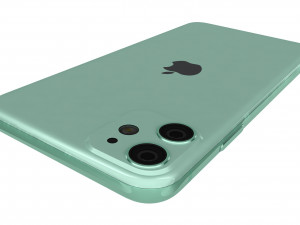 apple iphone 11 green Modelo 3D