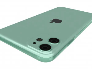 apple iphone 11 green 3D Model