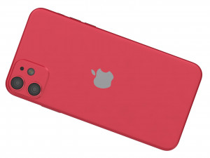 apple iphone 11 red 3D Model