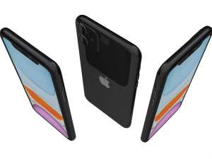 apple iphone 11 black 3D Model