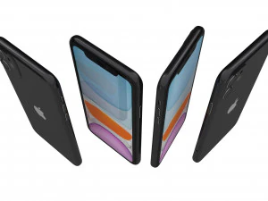apple iphone 11 black 3D Model