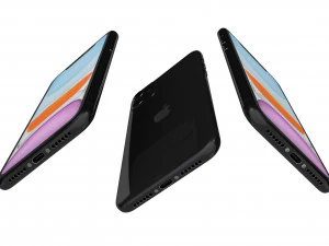 apple iphone 11 black 3D Model
