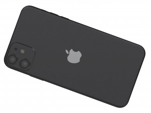 apple iphone 11 black Modelo 3D