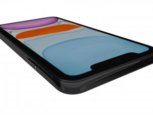 apple iphone 11 black Modelo 3D