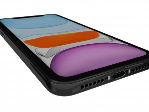 apple iphone 11 black Modelo 3D