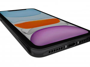 apple iphone 11 black 3D Model