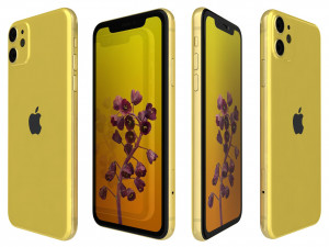 apple iphone 11 all colors Modello 3D
