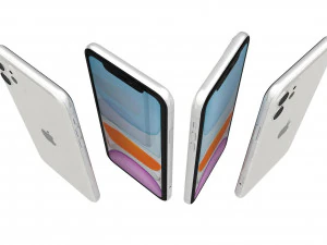 apple iphone 11 all colors 3D Model