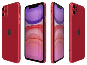 apple iphone 11 all colors 3D Model