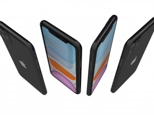 apple iphone 11 all colors Modello 3D