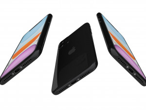 apple iphone 11 all colors Modello 3D