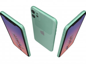 apple iphone 11 all colors Modello 3D