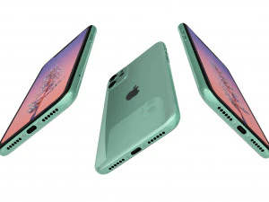 apple iphone 11 all colors 3D Model