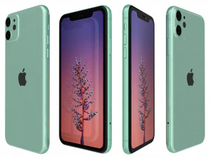 apple iphone 11 all colors 3D Model