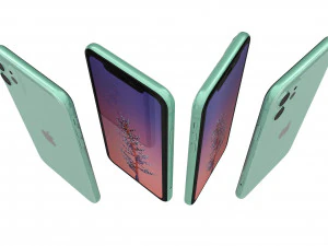 apple iphone 11 all colors 3D Model