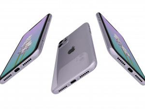 apple iphone 11 all colors Modello 3D