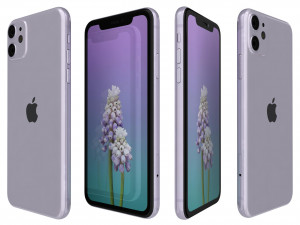 apple iphone 11 all colors Modello 3D