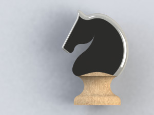 chess knight 3D-Modell