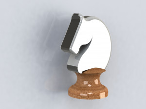 chess knight 3D-Modell