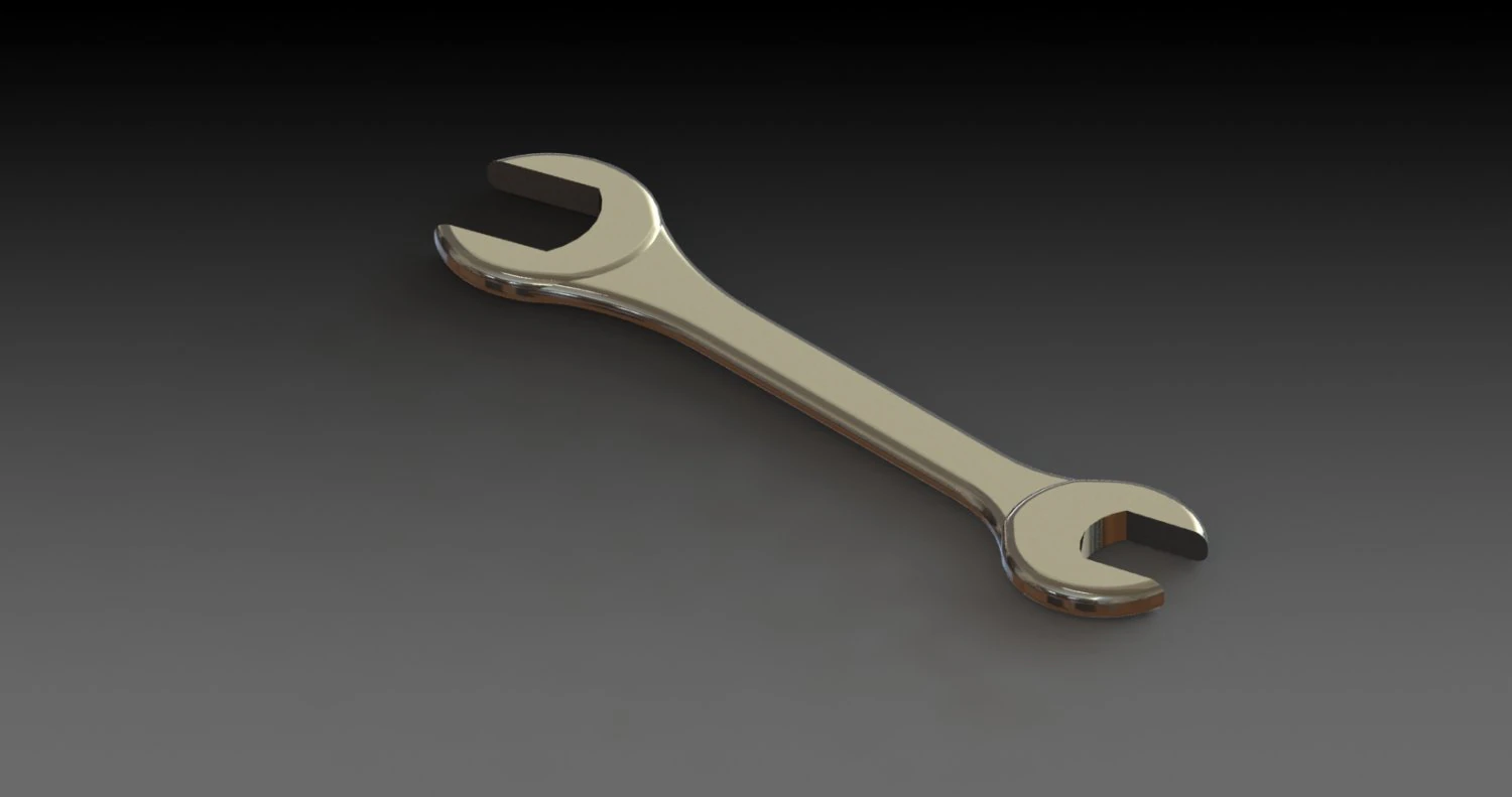 wrench 3D Model .c4d .max .obj .3ds .fbx .stl .blend 