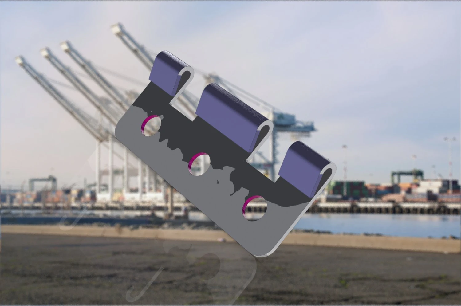 hinge 3D Model .c4d .max .obj .3ds .fbx .stl .blend 