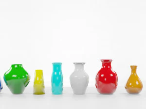paquet de vases simples Modèle 3D