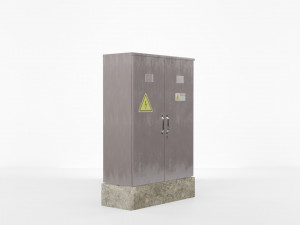 simple electricity box 3D Model