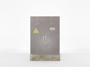 simple electricity box 3D Model