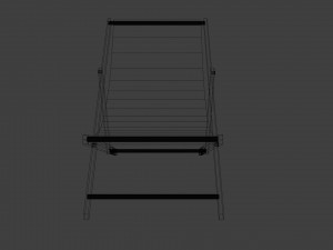 simple summer chair 3D Model