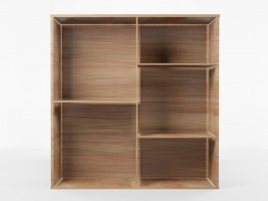 low poly wooden furniture pack Modelo 3D