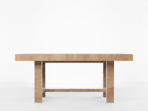 low poly wooden furniture pack Modelo 3D