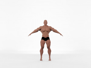 musculer man Modèle 3D