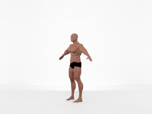 musculer man 3D Модель