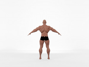 musculer man 3D Модель